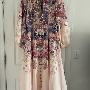 Floral Long Sleeve Maxi Dress